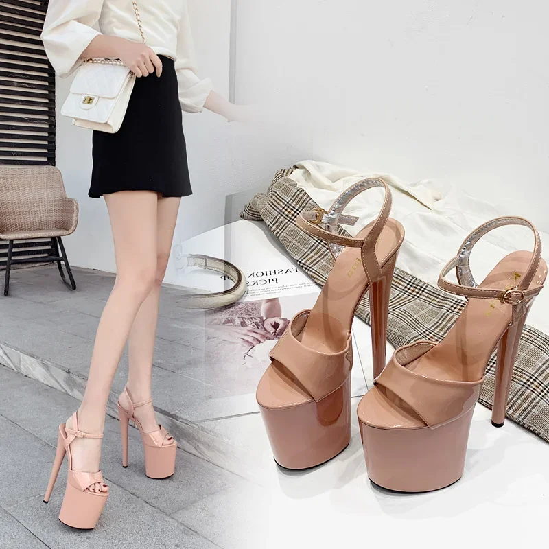 2026 Spring Women Clear Heels Sexy Platform Sandals Slipper 20cm Girls Shoe for Party Club Drop Sal - view 5