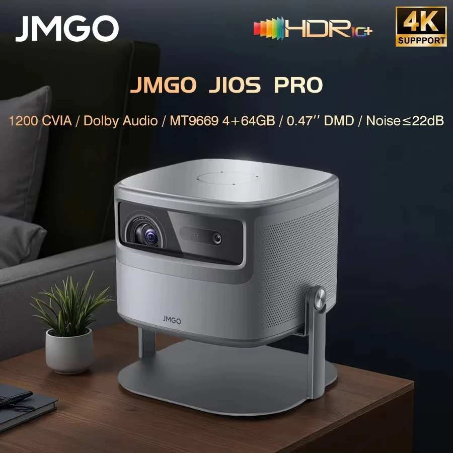 

Проектор JMGO J10S Pro Full HD с поддержкой 4K, домашний кинотеатр, Android Smart, Wi-Fi, с автоматической коррекцией трапецеидальных искажений