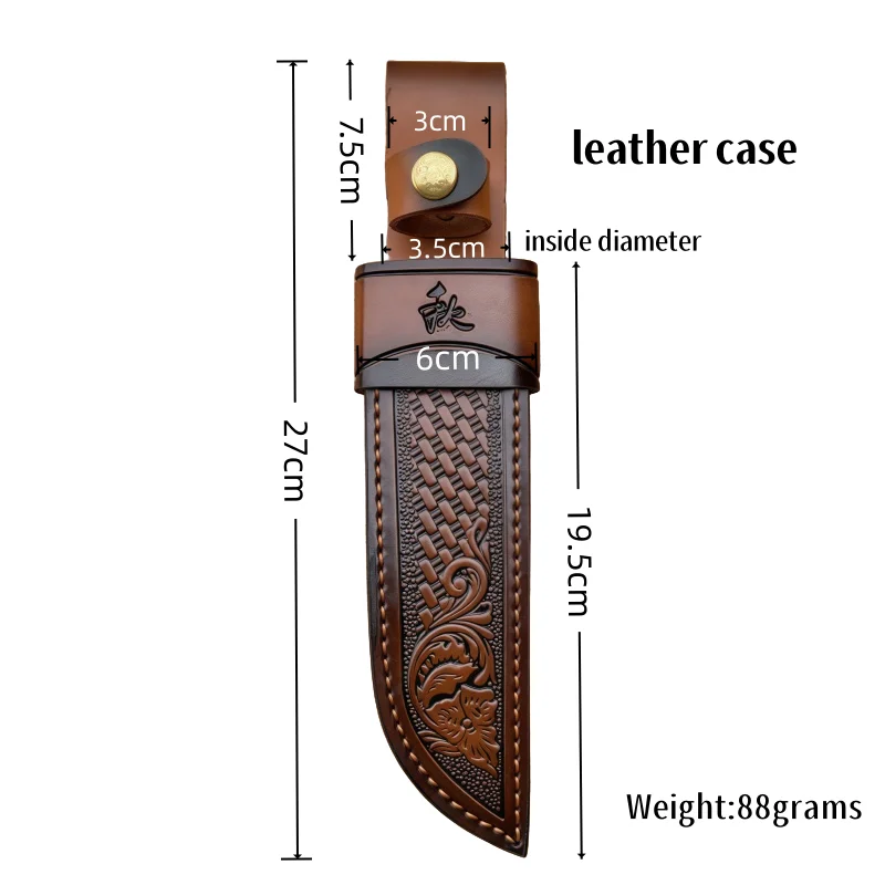 

Чехол для уличного ножа, чехол для ножа из воловьей кожи, чехол для прямого ножа, военный нож, ножны для ножа первого слоя/кожаный чехол