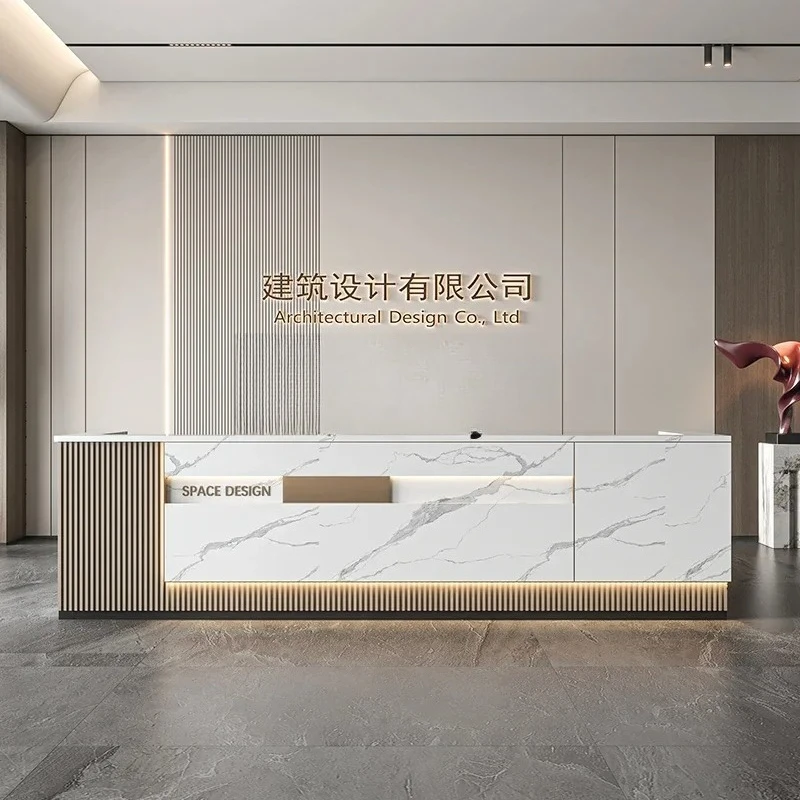

A17 Company reception desk Beauty salon Bar checkout page Hotel lobby welcome desk
