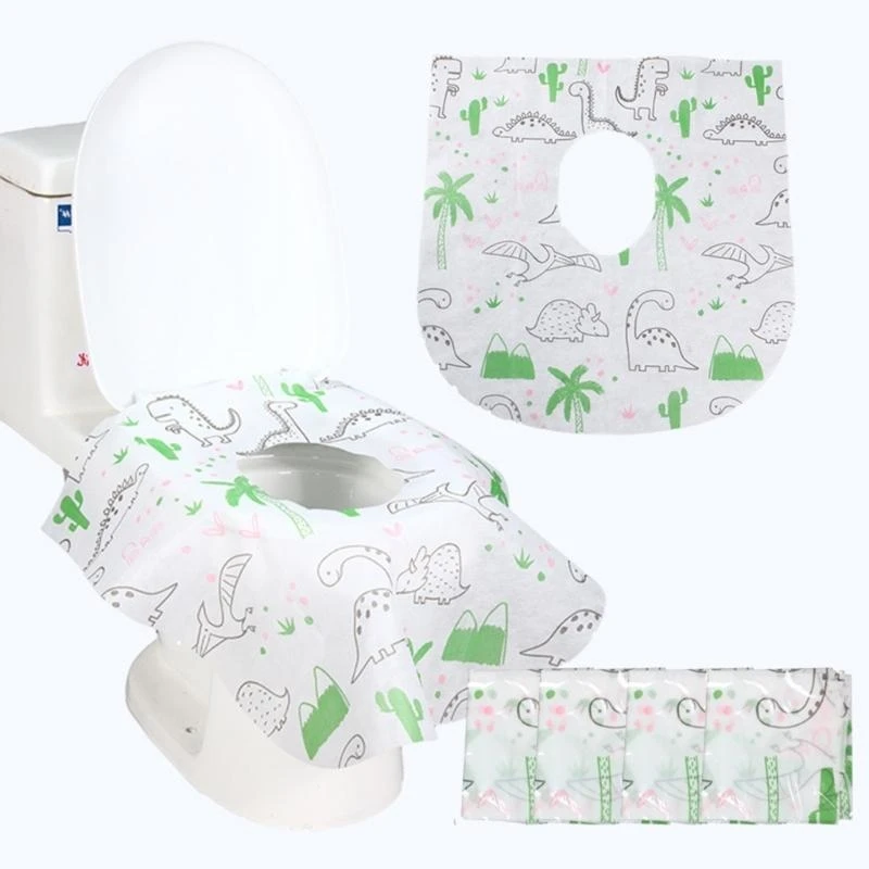 J15U 20Pcs Toilet Cover Disposable Large Individually Wrapped Toilet Cover