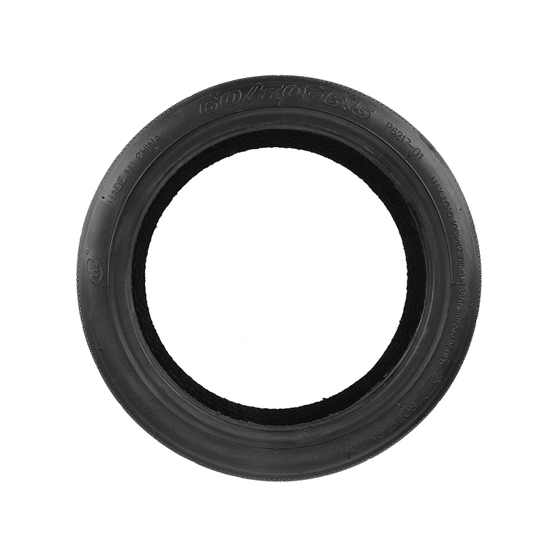 2X 60/70-6.5 Tubeless Tire With Air Nozzle 10 Inch Suitable For Segway G30 Max Widened And Thickened Tubeless Tire