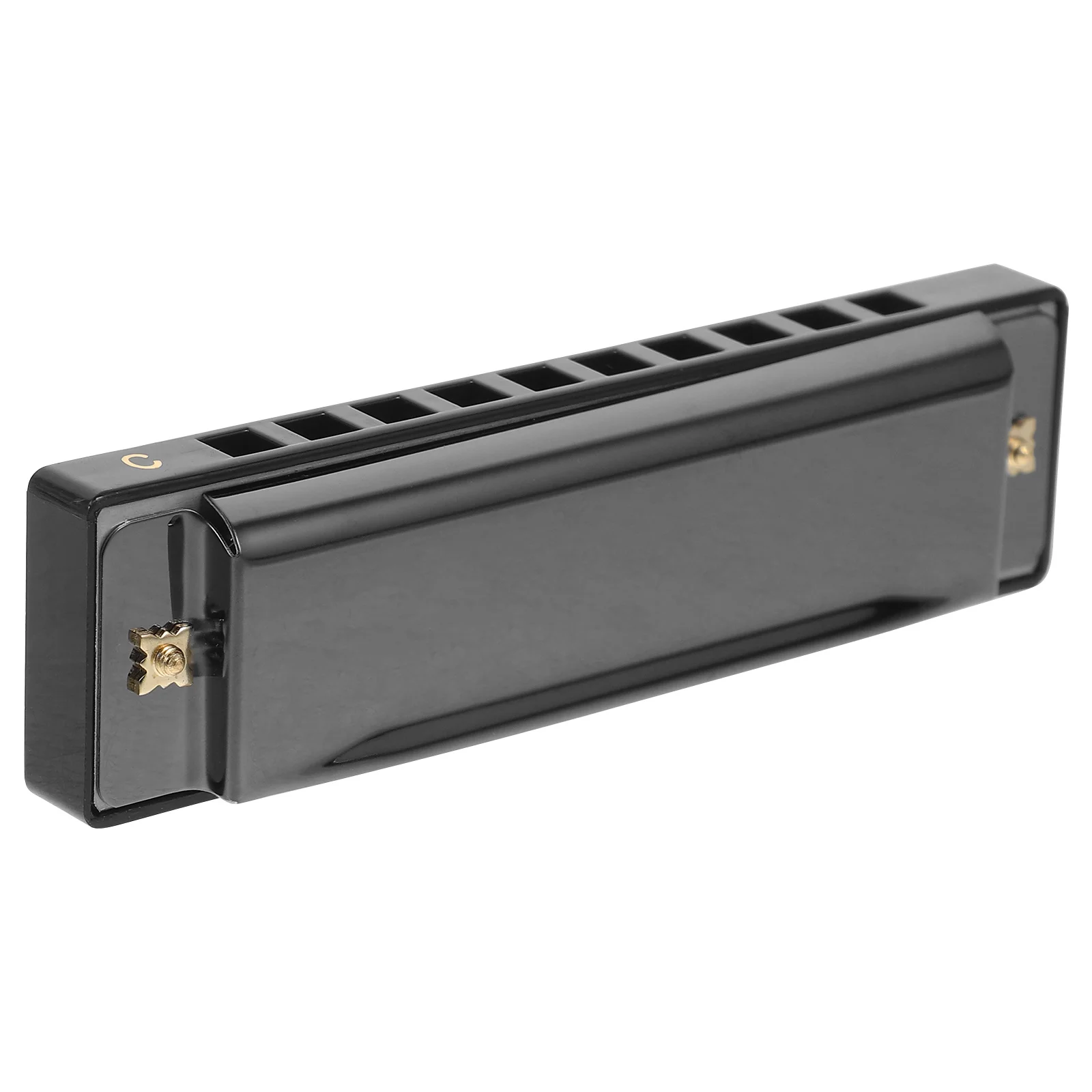 

Harmonica Black Professional Switching Music Instrument for Beginners Students Musicians Teaching