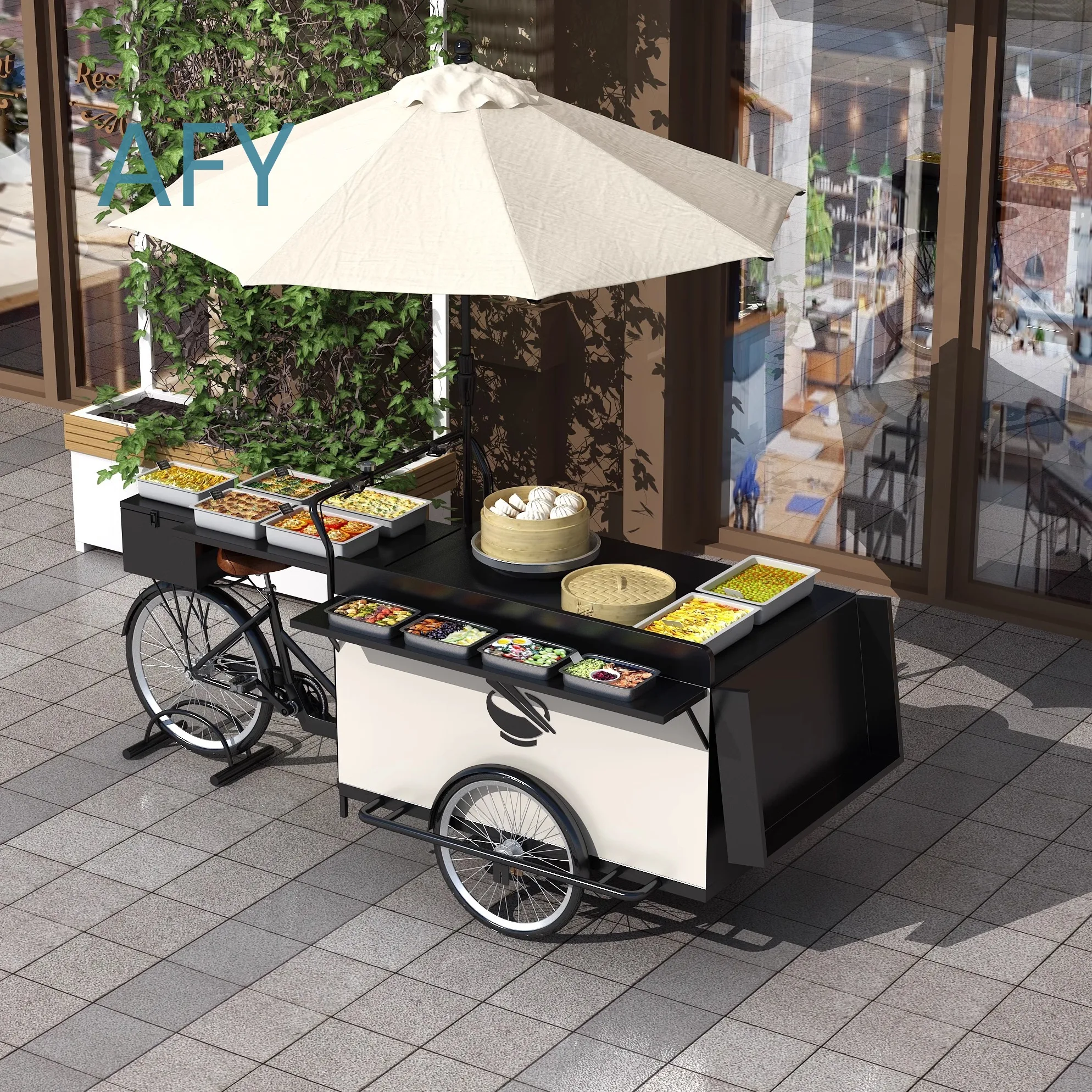 Carretto Mobile in Ferro Battu - Coffee Tea Vendor recensione e prezzo