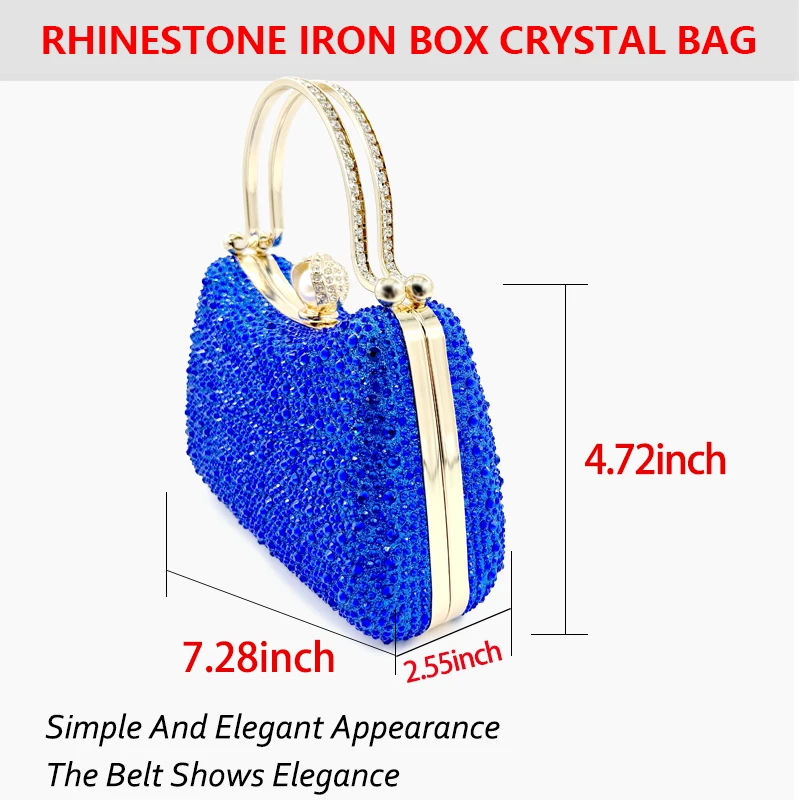 2024 Luxury Brand Wallet Golden Bag Crossbody Bag Evening Bag Wedding Party Women's Bag Diamond Handbag Stone Evening Clutch Bag