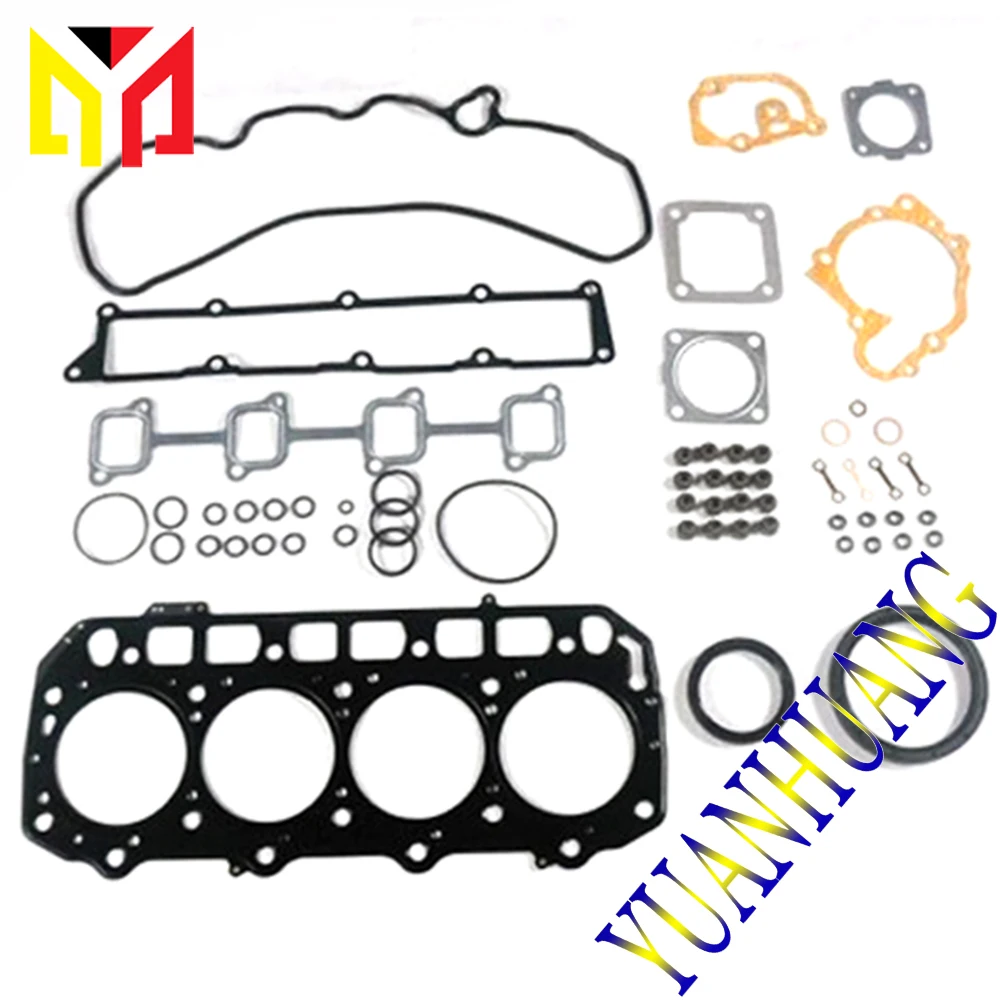 4TNE92 Engine Full Gasket Kit Overhual Set For Yanmar Excavator Tractor Diesel Cylinder Head