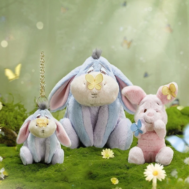 

Оригинальный плюшевый брелок-подвеска Весенний Ииор из Hundred Acre Wood, милый мягкий декор для сумки, кавайный подарок для девочек-фанаток, хит продаж