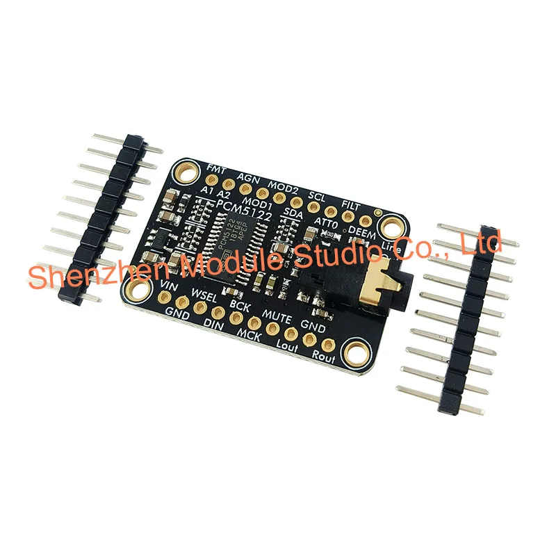 2 SZT. Moduł audio PCM5122 I2S DAC z wyjściem na poziom linii, obsługa I2C SPI — zdjęcie produktu 2
