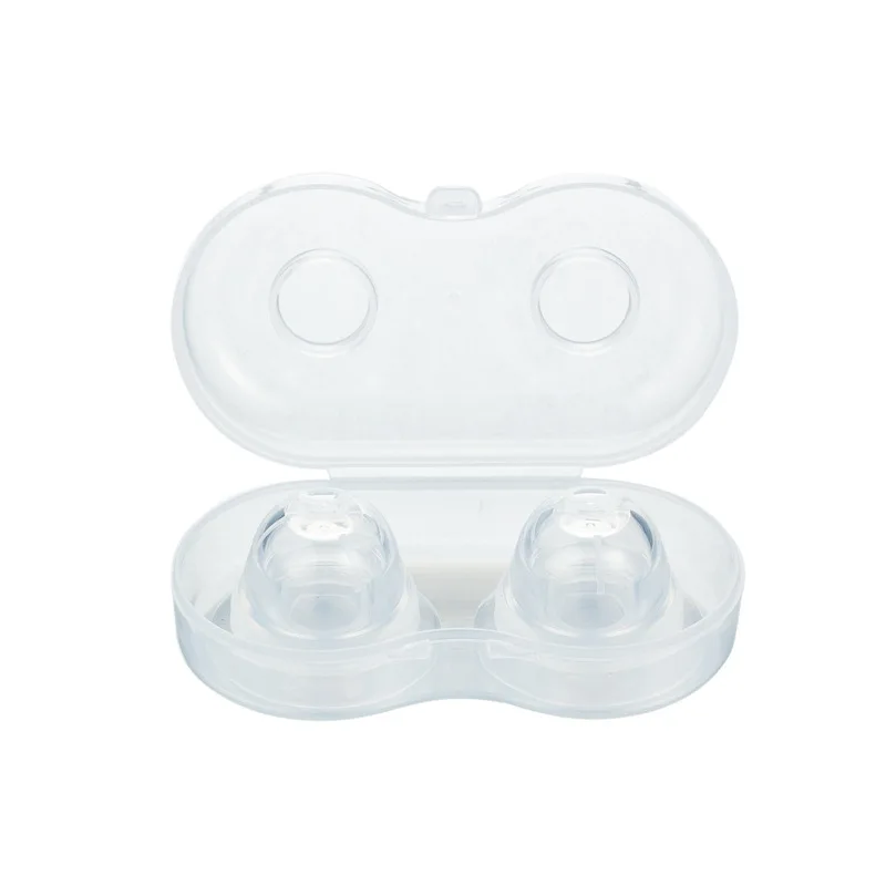 2PC Silicone Nipple Correction Niplette Nipple Shield Sucker Corrector Flat Silicone Nipple Breast Correction Inverted Nipple