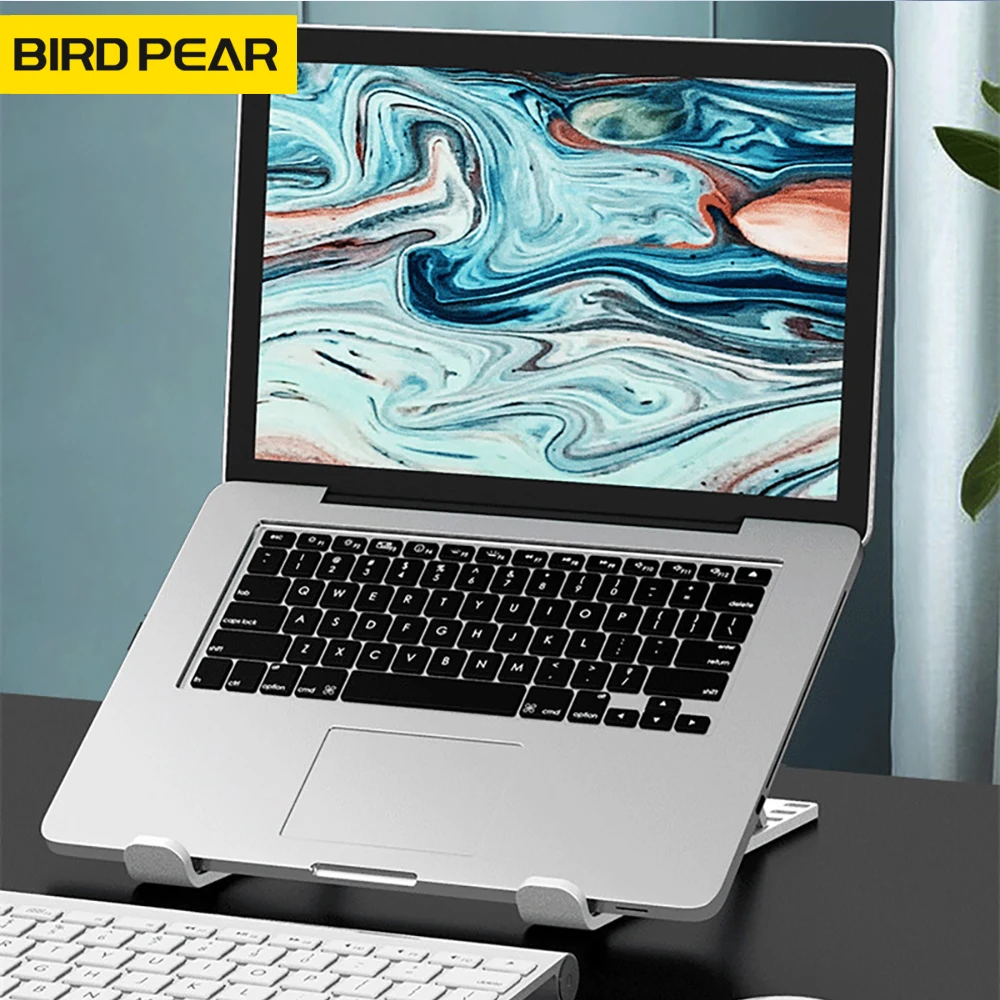 Laptop Ständer Kunststoff Rutschfeste Einstellbare Faltbare Tragbare Für HP MacBook Air Pro Notebook Computer Halterung Heben Halter