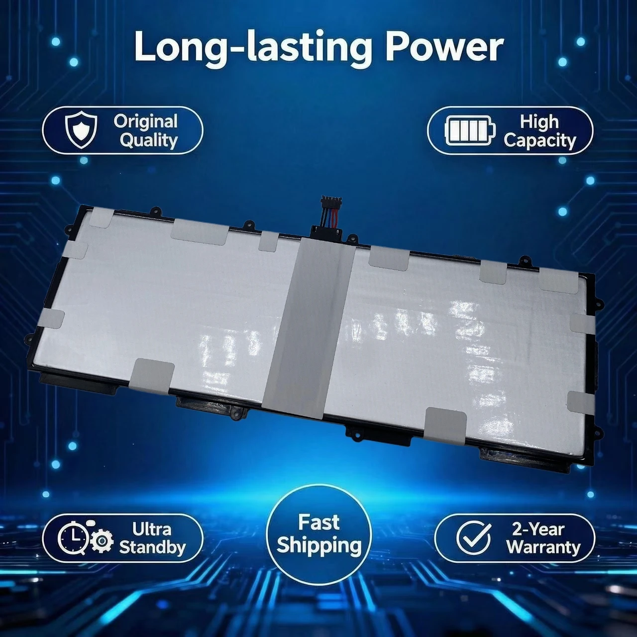 Original SP3676B1A Battery For Samsung Galaxy Tab 2 10.1 GT-N8000 GT-N8010 GT-N8013 GT-P5100 GT-P5110 P5113 P7510 P7500 P5100