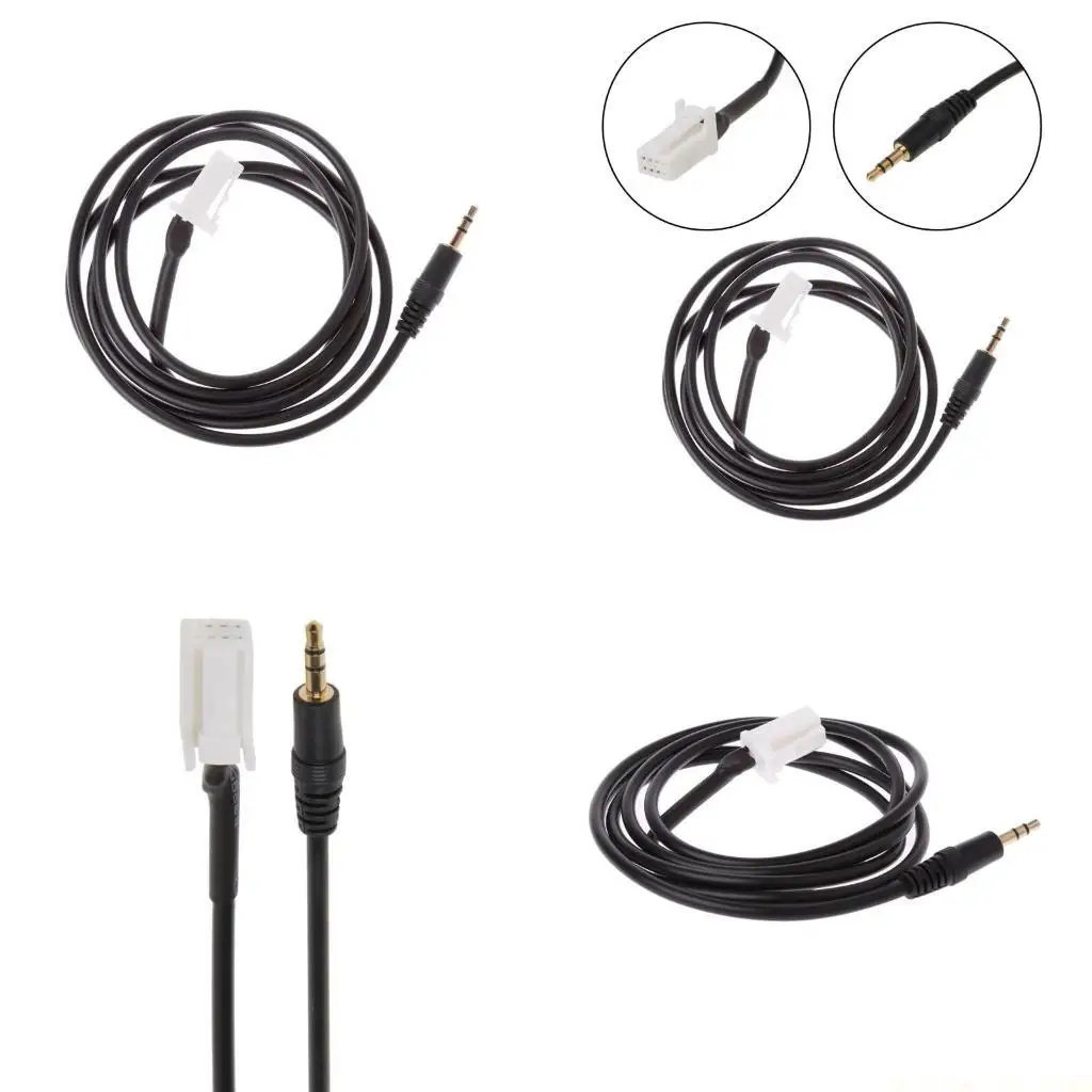 

J0MA 8-контактный кабель AUX 3,5 мм-адаптер o Автомобильный музыкальный штекер для Swift Jimny для