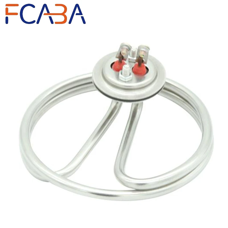 FCABA Round Shaped Stainless Steel Heating Tube Element  Electric Water Heater Pipe for Water Heating