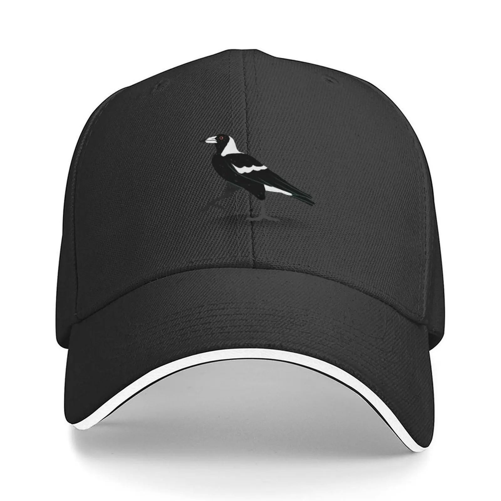 

Magpie March Baseball Cap Luxury man cap Military Cap Man Big Size Hat Unique hats Men Golf Wear Women's