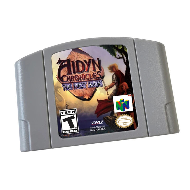 

Aidyn Chronicles - The First Mage Video Game Cartridge Card - Compatible model N64 – English - US Version