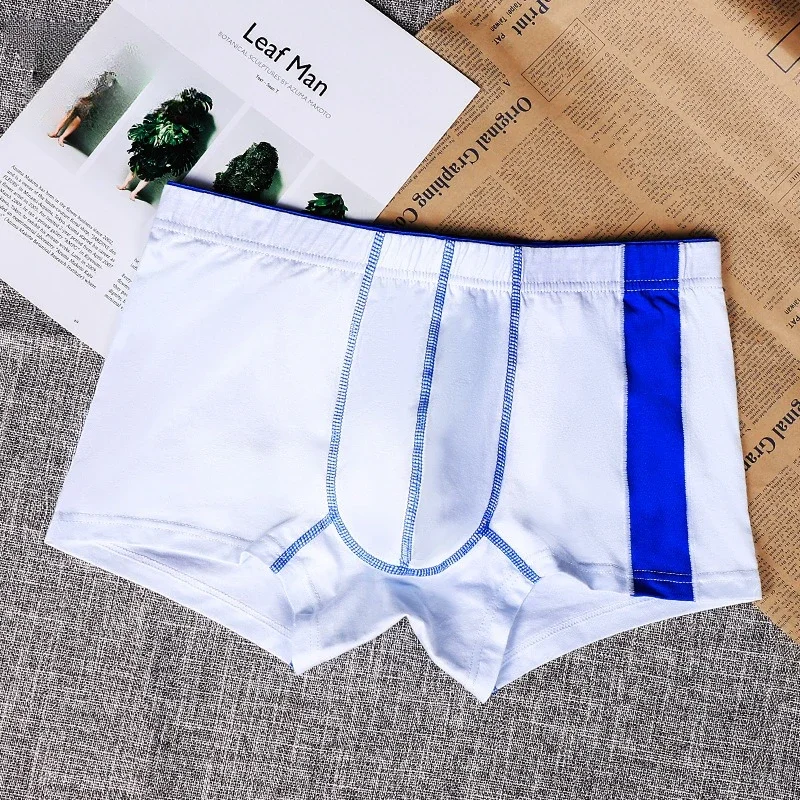 

Popular Men Patchwork Shorts U Convex Pouch Boxer Underwear Men's Panties Briefs Male Swimming Trunks Beachwear Elastic Knickers