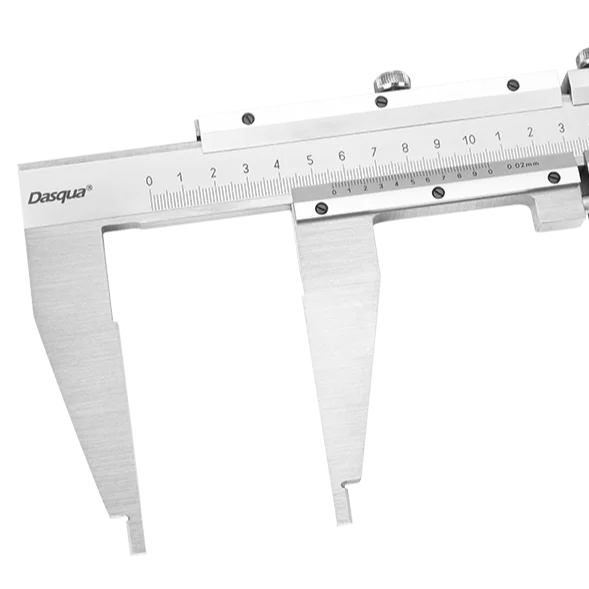 2025 Dasqua Stainless Steel 0-2000 mm Heavy Duty Vernier Caliper 80'' Inch Caliper Vernier Large Size With Long Jaw 200mm