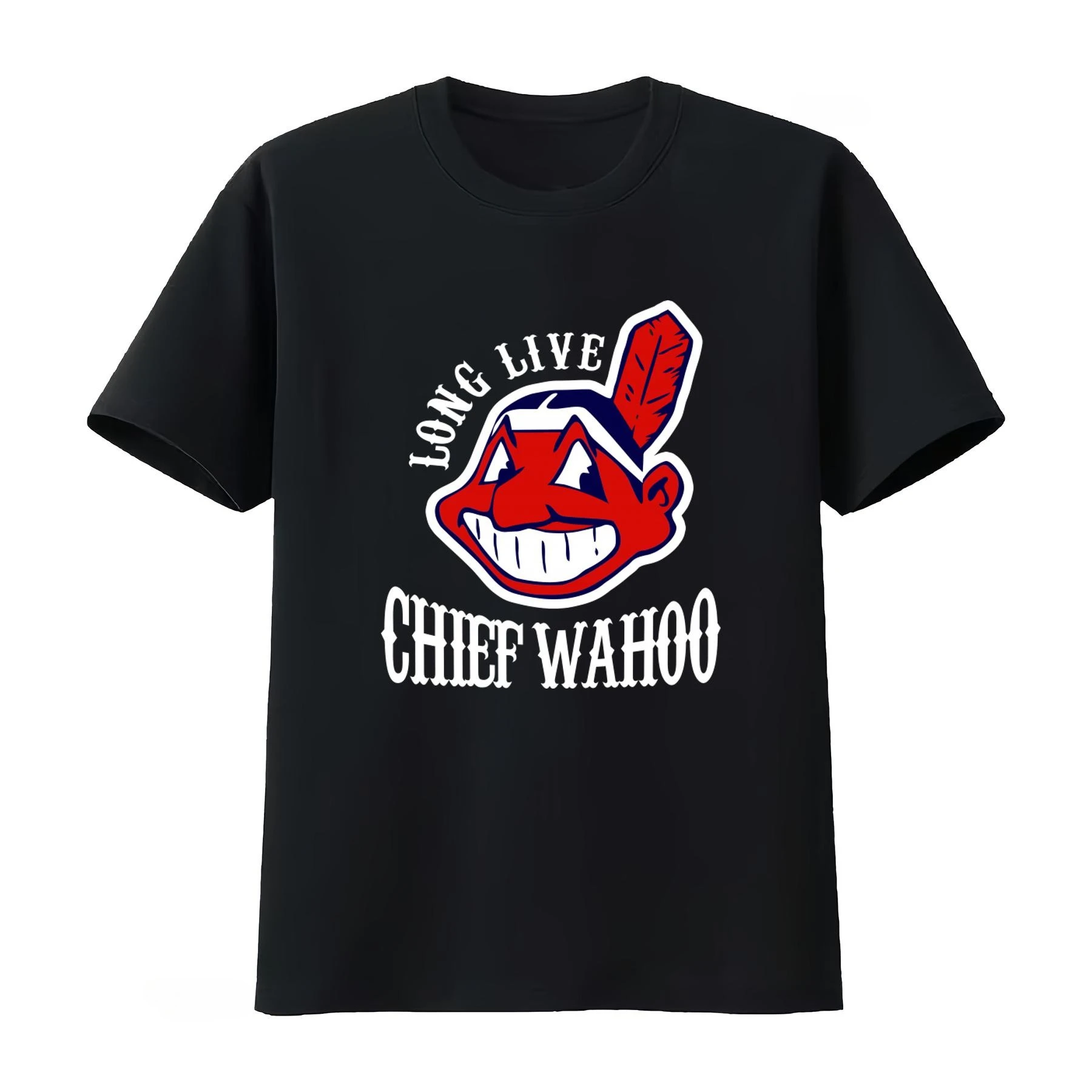 Long Live Chief Wahoo T Shirt Stylish Design for Baseball Fans Homme Slightly Comfortable Men's Clothing 2026 Summer T Shirt