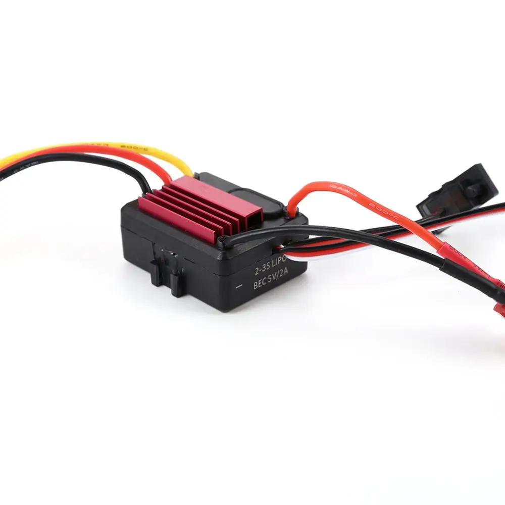 Waterproof 35A 2-3s ESC Electric Speed Controller 5V/2A BEC for RC 1/14 1/16 1/18 RC Car 2838 2845 Brushless Motor