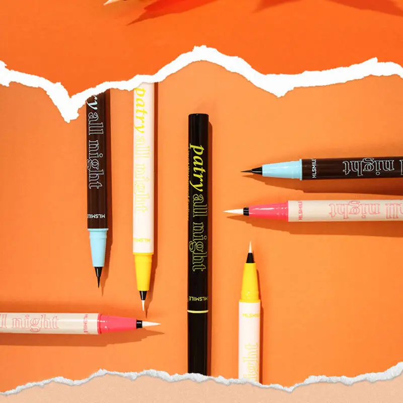 MLSMILE Set di colori Penna per eyeliner liquido a prova di sbavature ad asciugatura rapida impermeabile 2025 nuovo