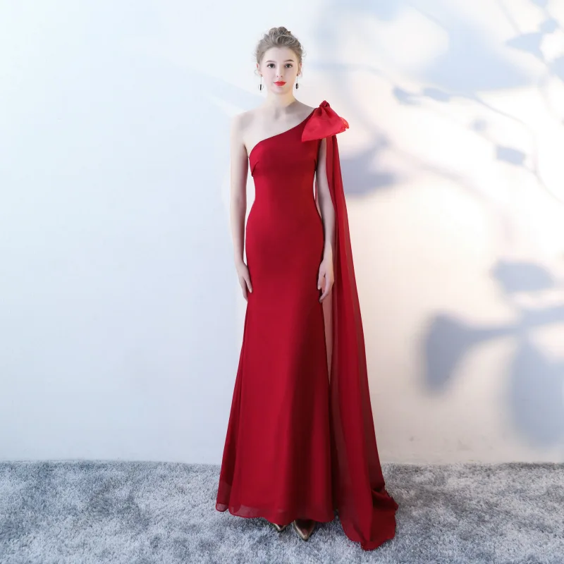 ZL85 High-end fishtail long evening dress