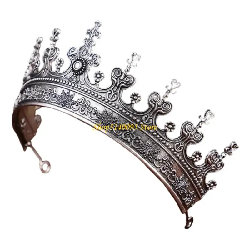 

DXAE Beautiful Metal Tiaras Crownpiece Hairband for Bridal Shower Theme Event Headwear
