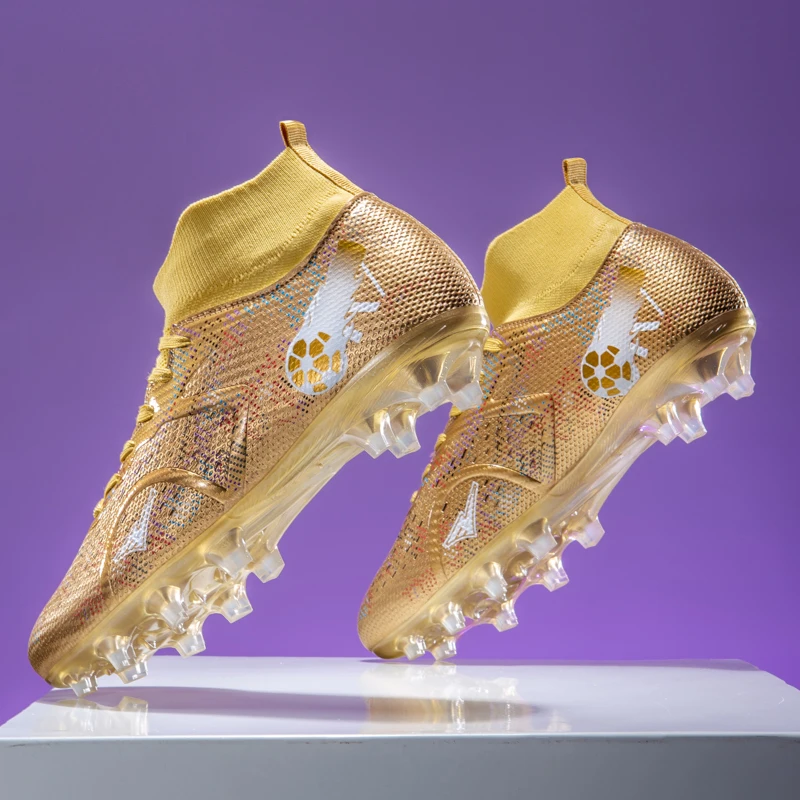 

Men Soccer Shoes Breathable Football Boots Futsal Ultralight Professional Training Sneakers Unisex Grass Cleats Match Sport