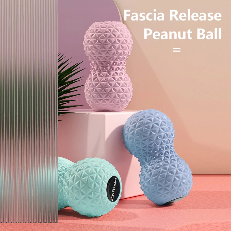 Ballon de massage aux cacahuètes pour exercices relaxants du cou, des pieds et des méridiens, ballon de fascia, matériel de fitness et de yoga
