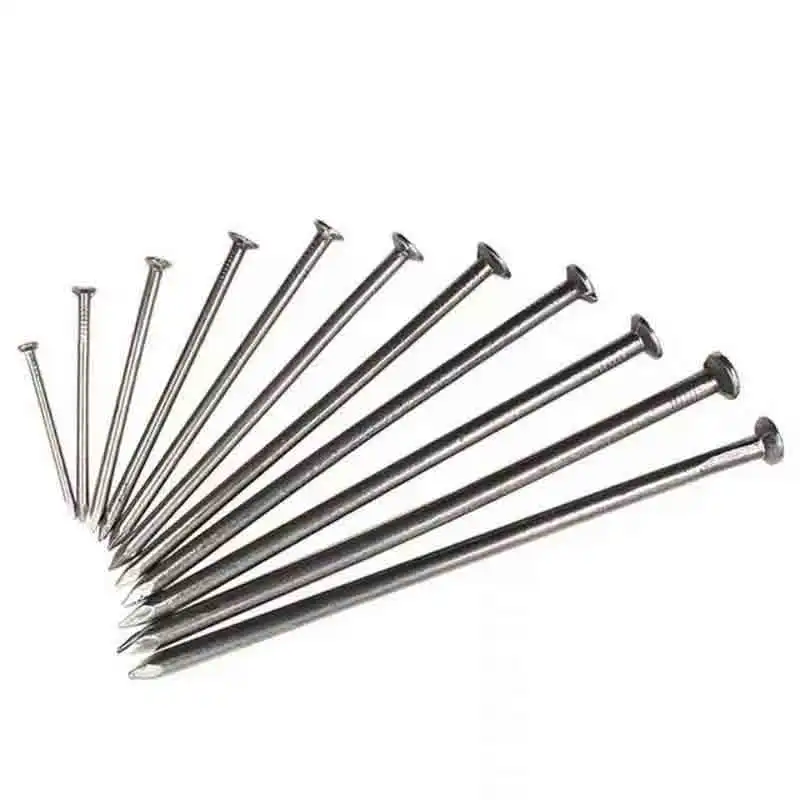 Common nails, wire nails china flat head common nails iron large electro galvanized iron spike wire Steel nails