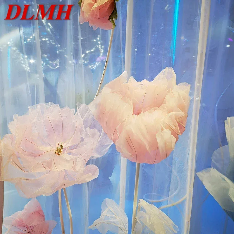 DLMH Floor Lamps With Automatic Opening And Closing Flowers Wedding Lights Festive Atmosphere LED Stage Flower Decoration