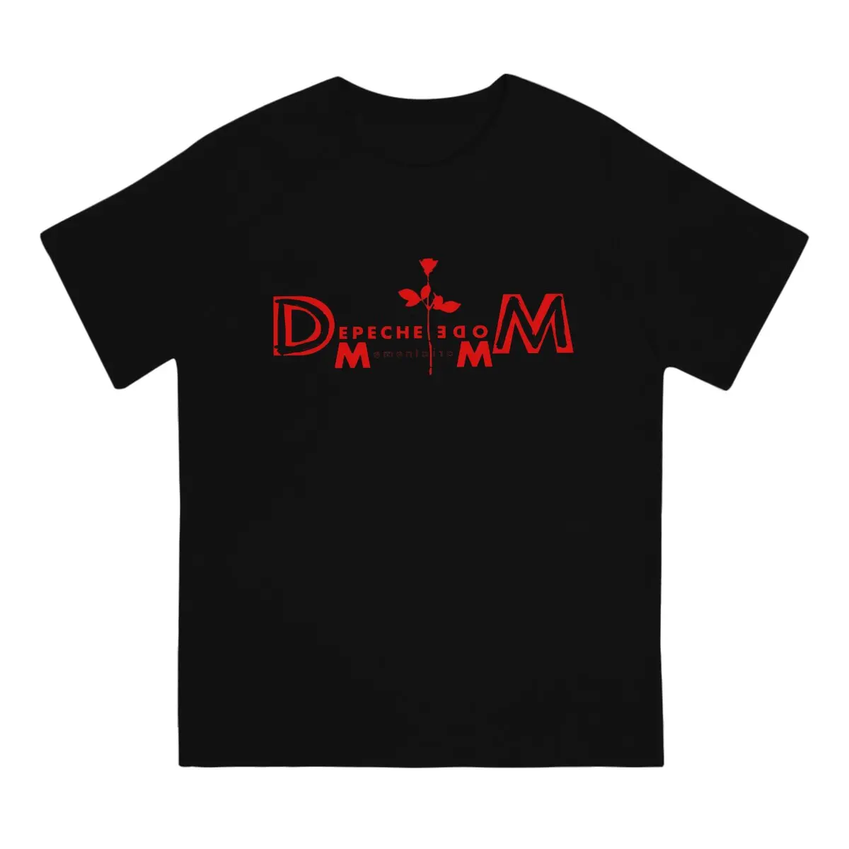 DM Rose Depeche Cool Mode T Shirt Gothic O-Neck TShirt Harajuku Clothing Polyester