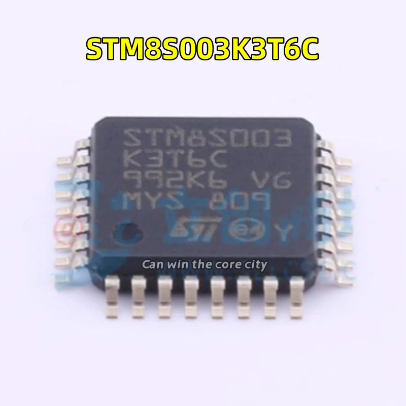 1-100 PCS/LOT Original Authentic STM8S003K3T6C LQFP-32 16 MHz/8KB Flash/8-bit Microcontroller-MCU