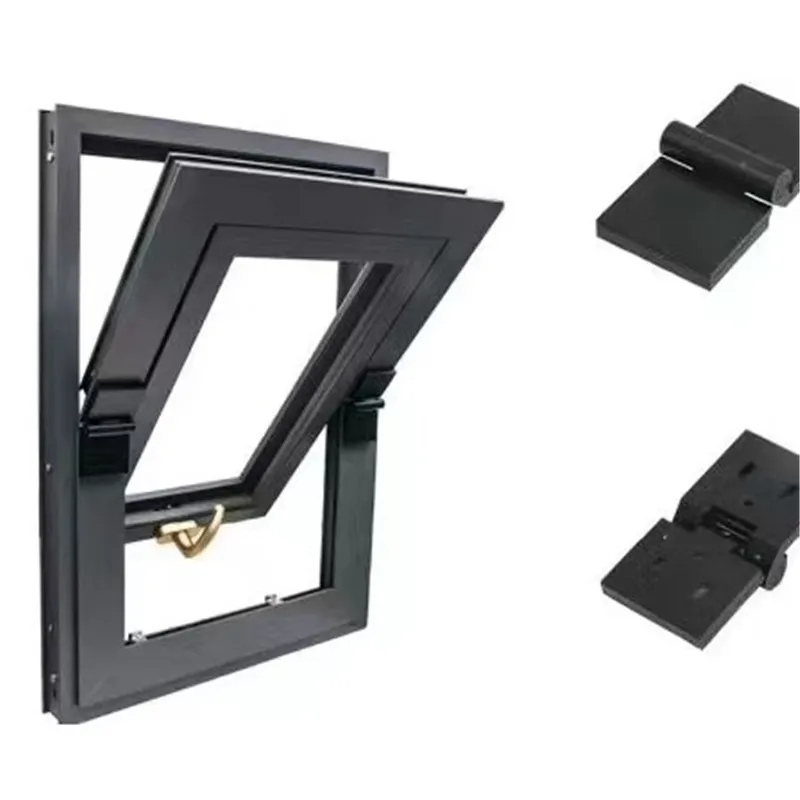 5.5 INCH Horizontally Pivot Hung Window Hinge Quick Install Aluminum Alloy Window Ridge with Cover