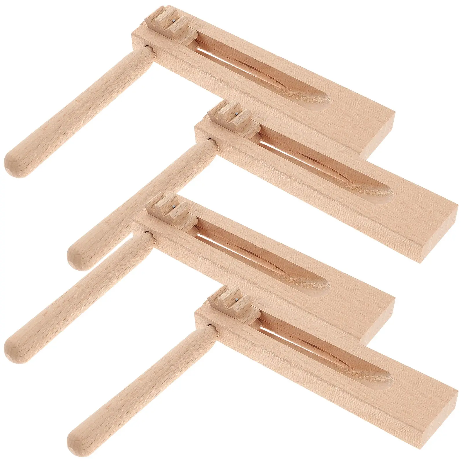 

4 Pcs Castanets Kids Noise Kids Educational Toys Makers Soundboard Musical Instrument Ratchet Noisemakers Safe Toys