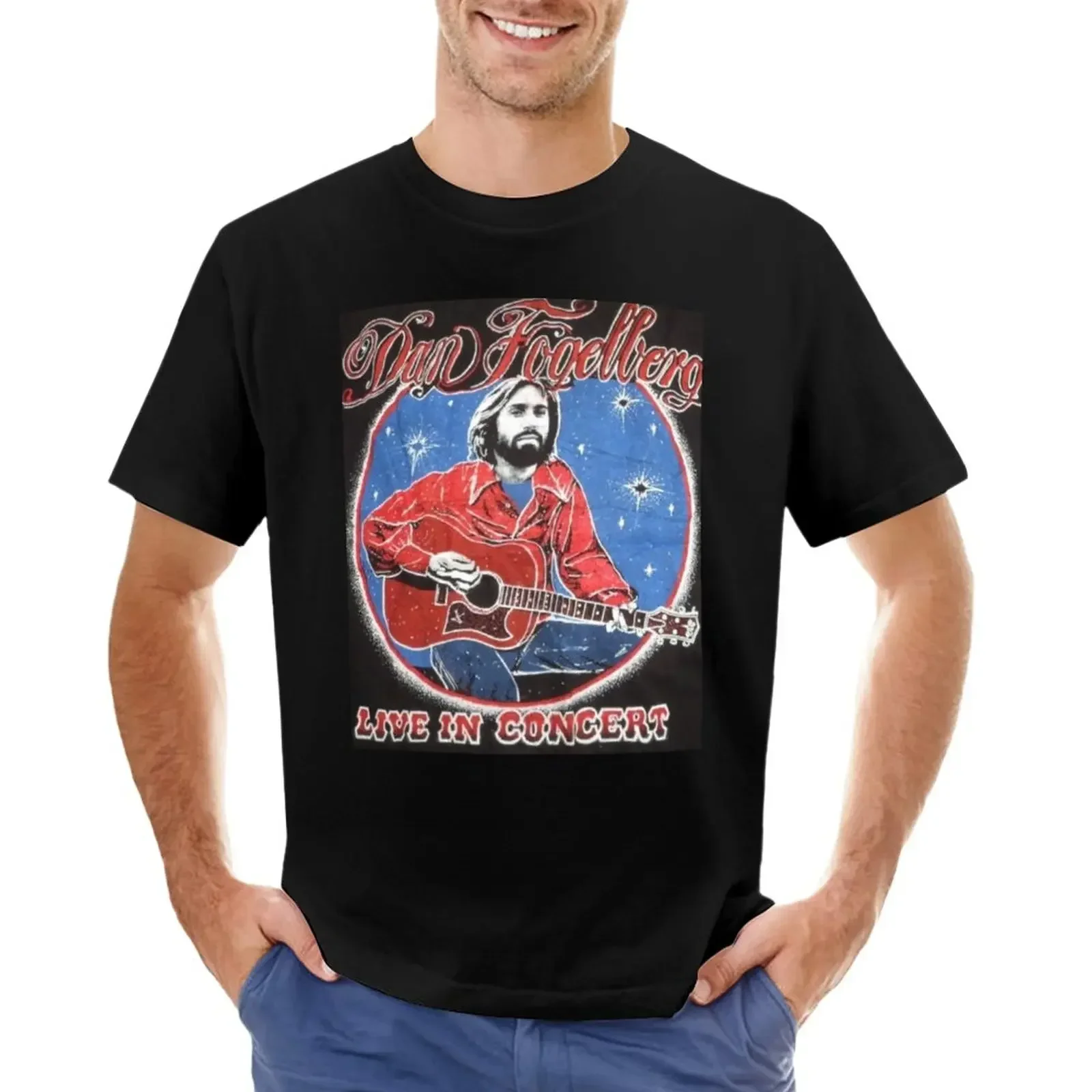 

Dan Fogelberg T-Shirt summer top Aesthetic clothing mens graphic t-shirts anime