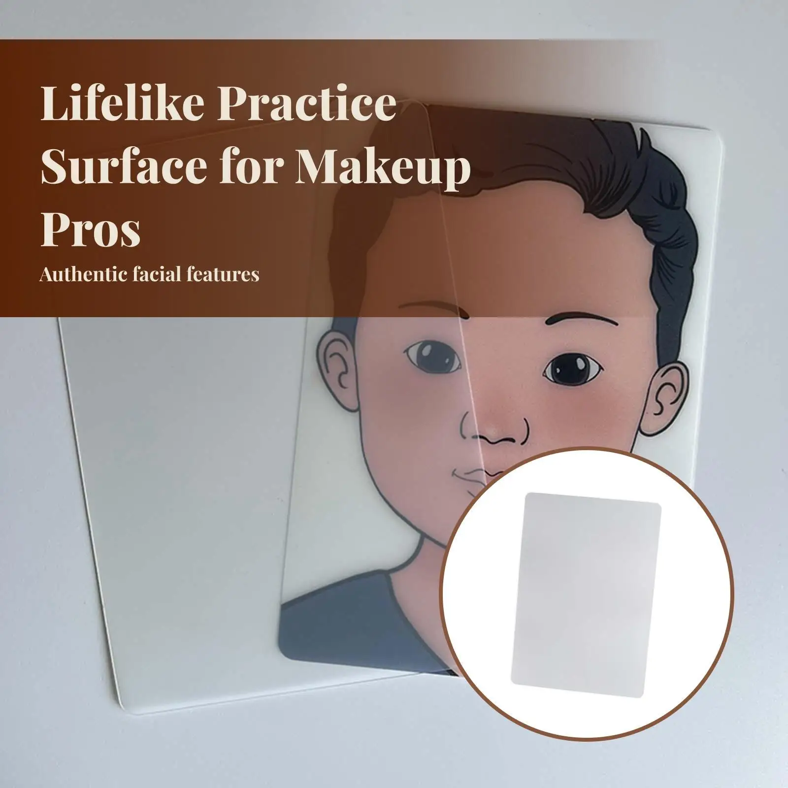 Face Painting Template Board Washable Makeup Practice Trainer for Experienced and Beginner Face Painters