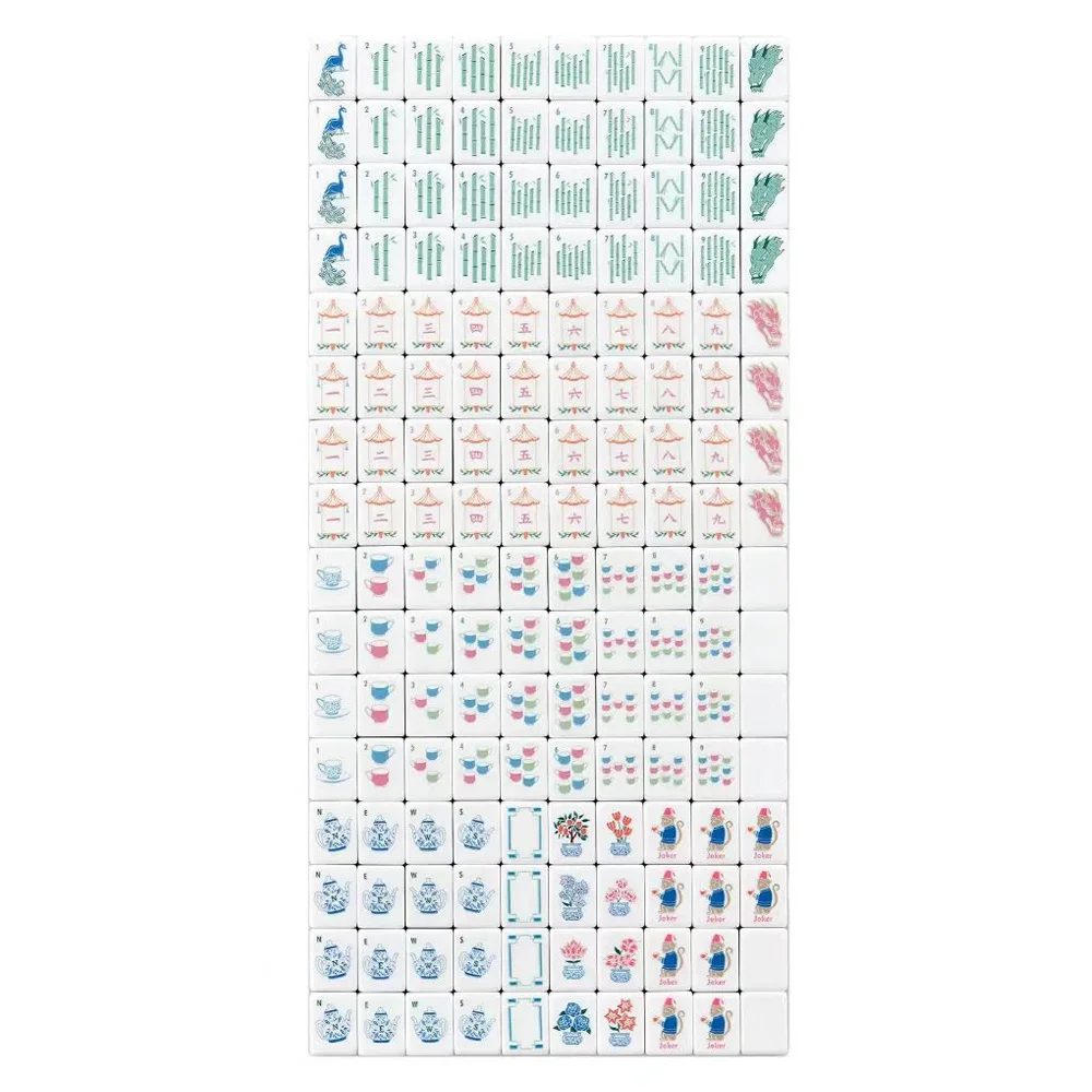 Four-Layer Acrylic Light Pink American Mahjong Tiles Vintage Themed 160pcs Tiles Mahjong Set Portable Travel Game for Party Gift S19029d5d77ea468dbf7f1b7a36ab158eJ