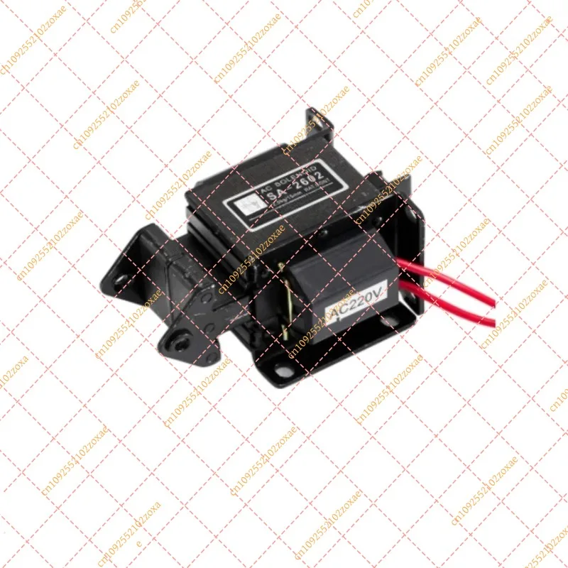 1PC SA-2602 AC Traction Solenoid 2kg 15mm Push-Pull Coil 110V 220V 380V Industrial Control Parts Electromagnet