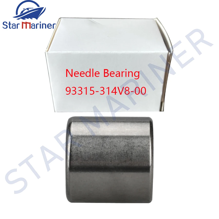 

Игольчатый подшипник приводного вала лодочного двигателя 93315-314V8 для подвесного мотора Yamaha 2T 9,9HP 13,5HP 15HP 4T F8 F9,9 F13.5 F15 F20 часть