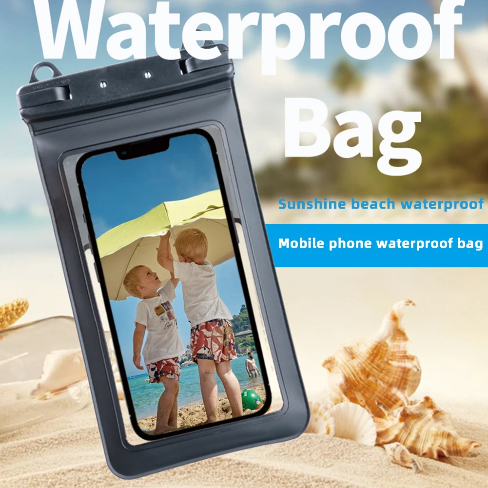 Universal Waterproof Phone Cover Underwater Swimming Water Proof Bag Mobile Cell Phone Case Sealed Dry Bag Mobile Accessories