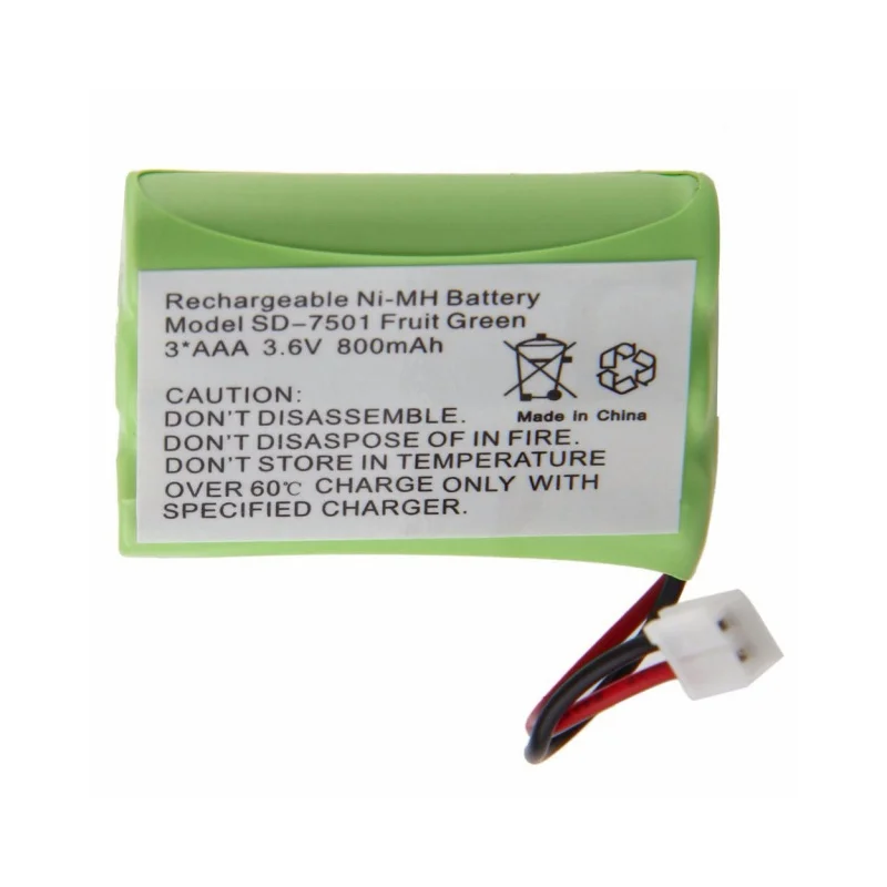 Replacement battery Cordless Home Phone 800mAh 3.6V Rechargeable Battery for SD-7501 V-Tech 89-1323-00-00 27910 CPH-464D