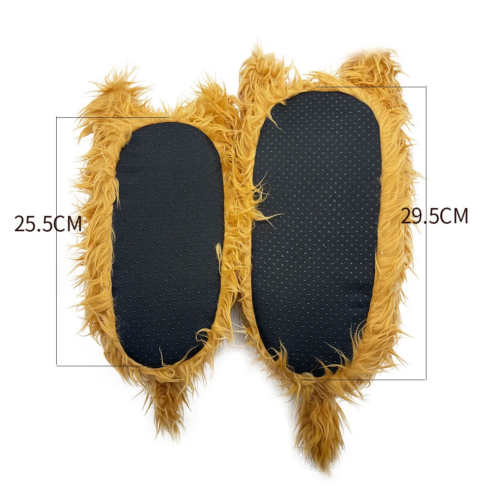 المرتفعات البقرة نعال قماش الكرتون النساء الرجال رقيق الماشية النعال الدافئة لينة منزل الحيوانات أحذية عيد الميلاد هدايا عيد الميلاد