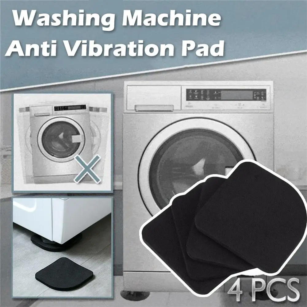 4/8pcs Washing Machine Anti Vibration Pad Shock Proof Non Slip Foot Feet Tailorable Mat Refrigerator Floor Furniture Protectors