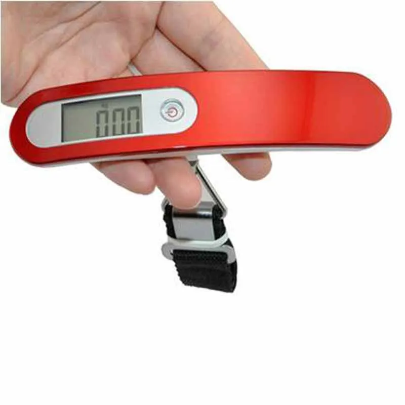 50kg Digital Hanging Luggage scale Hand Held Belt Scale Travel bag Suitcase weight check