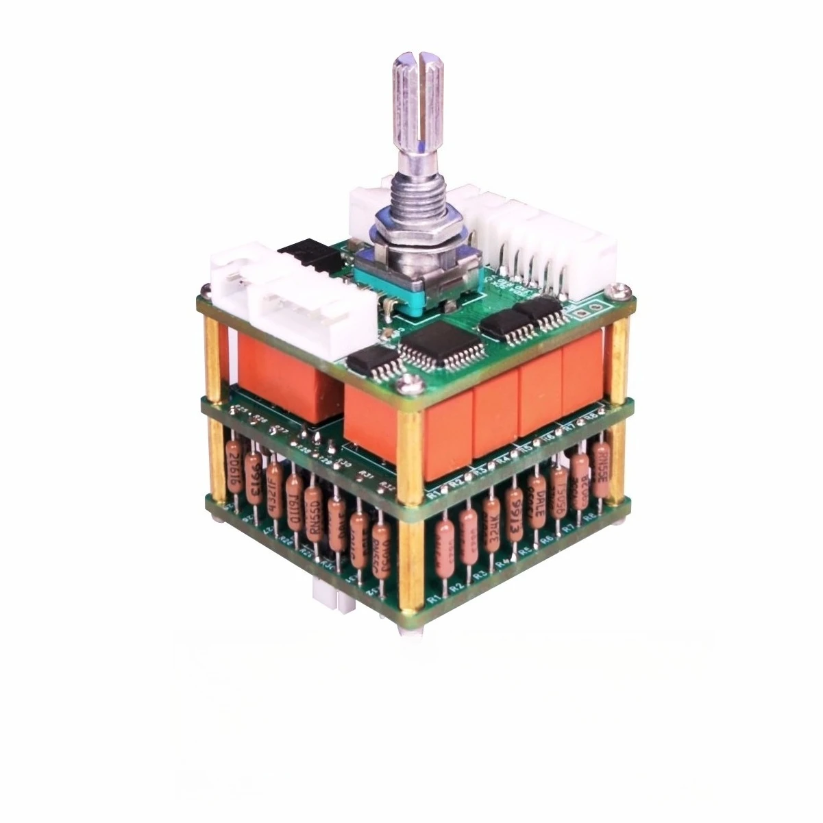 128 Level Remote Control Dual Volume Potentiometer for Vacuum Tube Amp Preamplifier Power Amplifier
