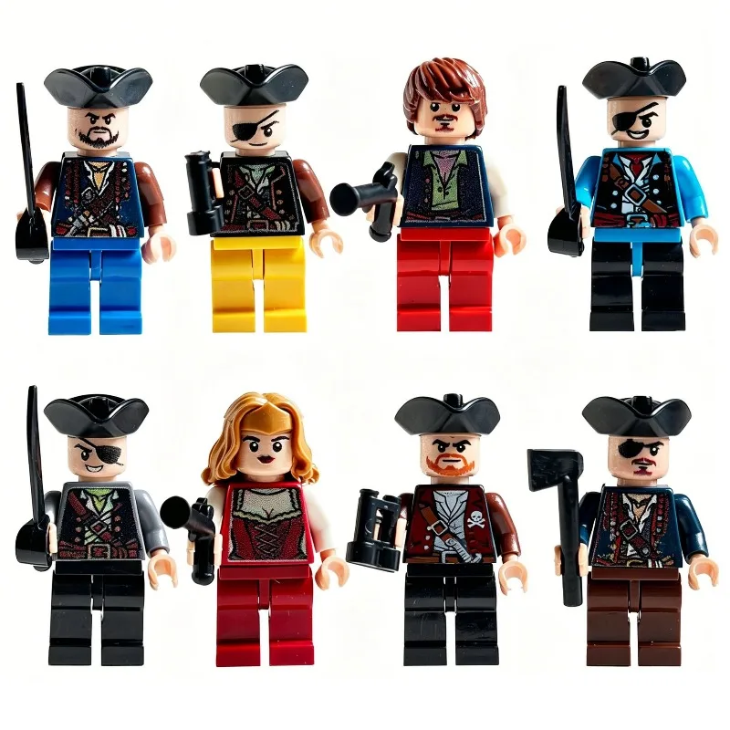 Mini blocs de construction, jouets pour enfants, figurines, blocs de construction mercenaires, poupées humanoïdes, cadeaux d'anniversaire et personnages de dessins animés