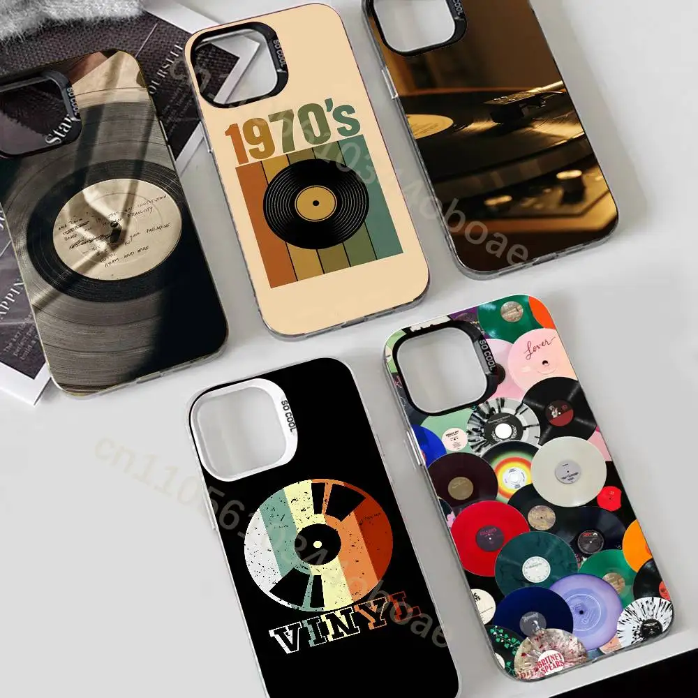 

Retro Viny Phone Case For iPhone 17,16,15,14,13,12,11,Pro,MAX,Plus TPU Soft To Skin-friendly Cover