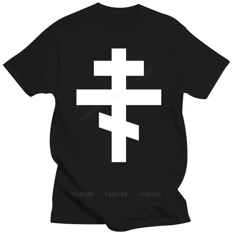 Новое поступление, Мужская футболка с русским православным символом, печатная Женская одежда с коротким рукавом, комичная летняя семейная футболка в стиле солнечного света