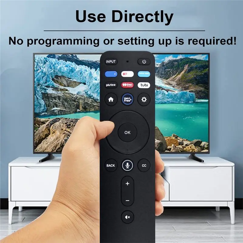 Control remoto por voz XRT260 compatible con V655J04 V655J09 V705J03 V755J04 V435J01 V756-J03 para televisores VIZIO LED LCD