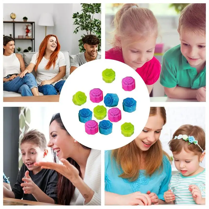 12 قطعة لعبة Gonggi مجموعة الخرز المعدني داخل Gonggi جاك ستون الحصى مجموعة الصين التقليدية فنجر ممارسة لعبة حية اللون #5